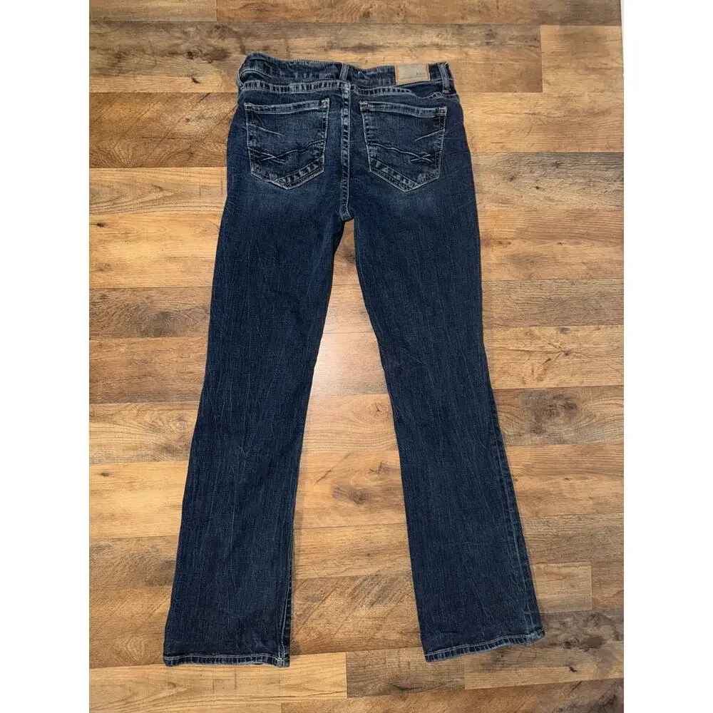 BKE women’s Payton mid rise bootcut blue jeans